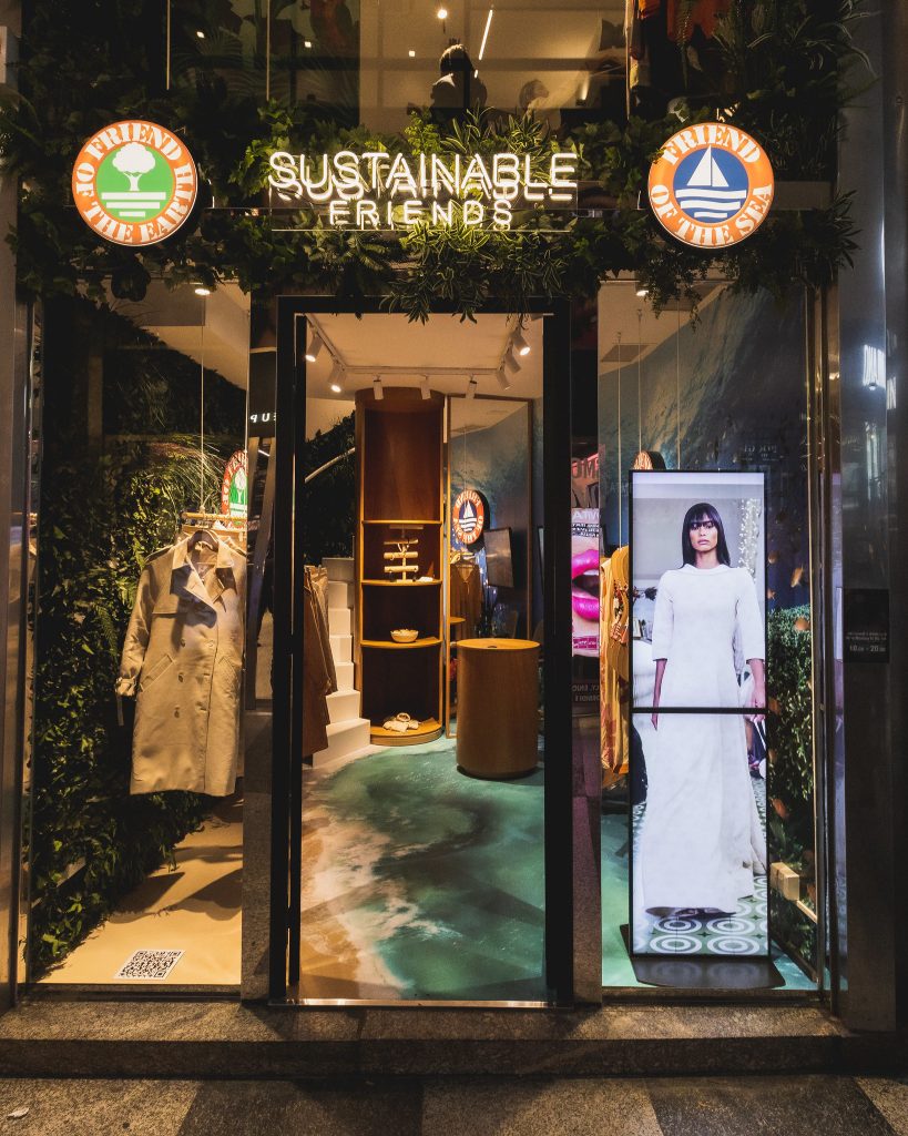Loja WSO Friend of the Earth com marcas brasileiras